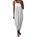 Produktbild Yanhoo Frauen Kleid Sommer Lose Riemen böhmischen Elegante Urlaub lässig Party Strand Kleid Mit Schlitz Strandkleid Schulterfreies Mode Blusenkleid Sommerkleid (S, Weiß)