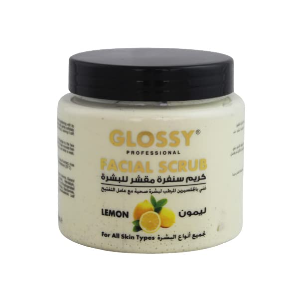 GLOSSY PROFESSIONALFACIAL SCRUB CREAM LEMON 500 ML