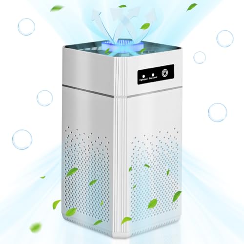 Air Purifier for Home Bedroom Necomi Air Filter Cleaner HEPA Filter Remove up to 99.97% Odor Dust Smoke Pollen & More Air Purifier with Night Light for Bedroom Living Room Kitchen