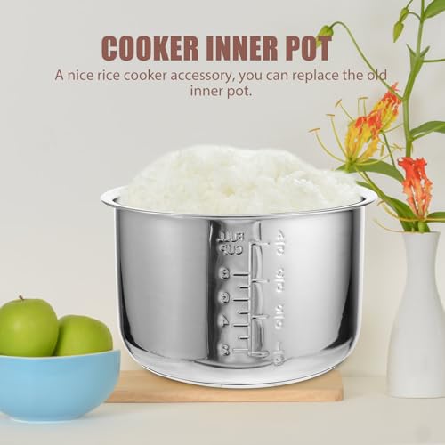 Repuesto de olla de acero inoxidable de 4l de diseño práctico 5