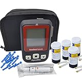 Healthcaretuye Hemoglobin Meter Hemoglobin Analyzer Anemia Monitor Hemoglobin Test Kit+ 100pcs Hb...