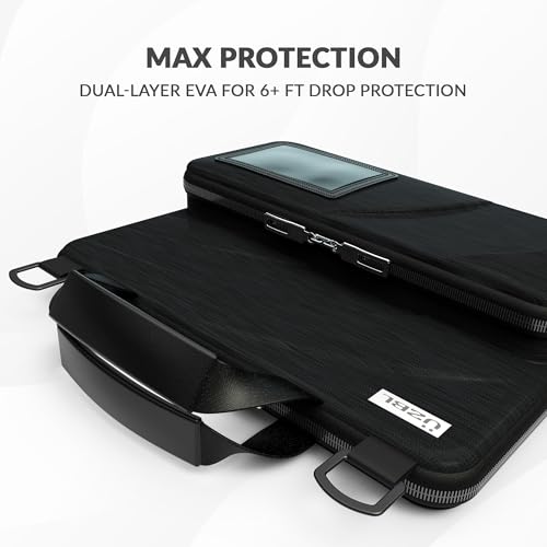 Funda rígida para Chromebook de 13 a 14 pulgadas con asa de transporte 4