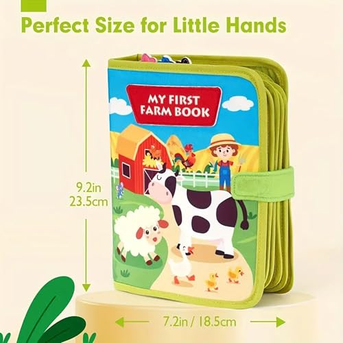 Image of 12 in 1 Toddler Busy Binder & Busy Book for Toddlers 1-3, Montessori Busy Board & Activity Book for Kids 2-4, Engaging Toys for 2-3, Educational Busy Book for Learning
