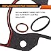 NOTISH 94996Q2 Outdrive Mounting Gasket Set Replaces MerCruiser R MR and Alpha Gen I and II Drives Sierra18-2619, Replaces MerCruiser 27-94996Q2/ 27-94996A20, GLM 39622, Mallory 9-62601