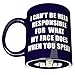 NM NEXTMUG Engraved Ceramic Coffee Mug - I Can't Be Held Responsible For What My Face Does When You Speak - Funny Sarcasm Gift Coffee Cup for Friend Classmate CoWorker Family