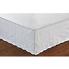 Greenland home paisley quilted bed skirt twin white  urban country home decor