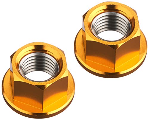 DURA-BOLT リコイルフランジナット M10xP1.25 W19mmxH11mm ゴールド 2個セット RFN1002G