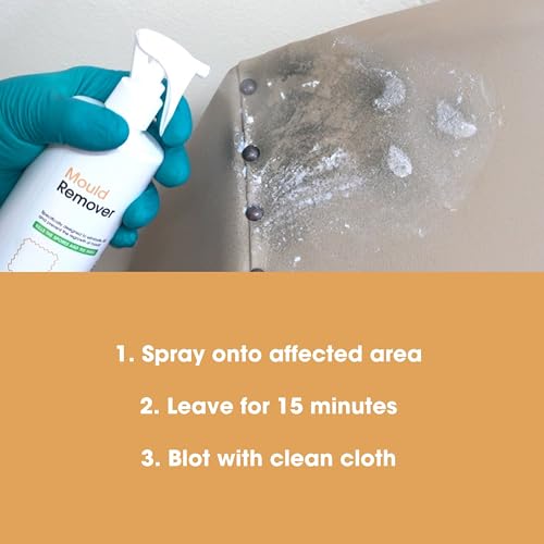 Image of Furniture Clinic Mould Remover Spray - Kills Mould & Spores On Contact and Prevents Regrowth - Removes Stubborn Mould Stains On Leather, Fabric & Wood - Safe To Use - 500ml