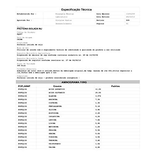 Proteína Isolada Soja 90% Crown Importada (Granel 100g)