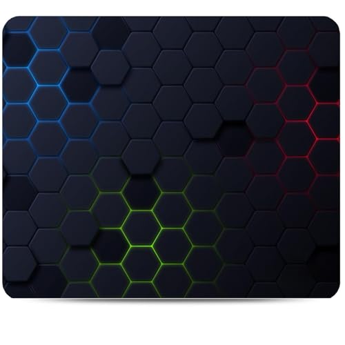 Image of Tuzker Gaming Mouse pad /Computer Mouse Mat for Speed and Precision Operation, Non-Slip Rubber Base, Smooth Cloth Surface for Laser & Optical Mouse, Laptop, MacBook, Notebook, Office-230x190mm (MP-08)
