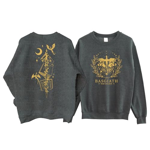 Basgiath War College 2 Sided Sweatshirt, Fourth Wing Sweatshirt, Dragon Rider Sweatshirt, Velaris Sweatshirt