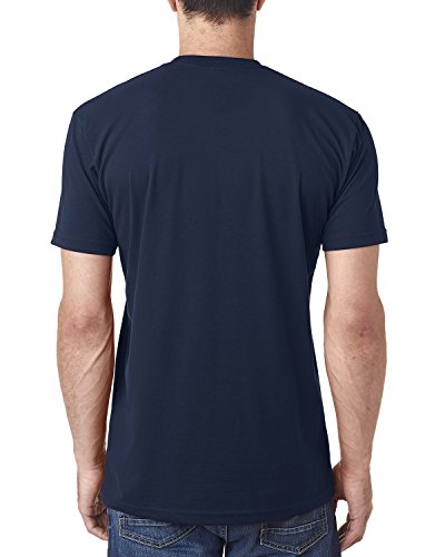 Next Level Men's Premium Fitted Sueded Crew, Midnight Navy, X-Small2
