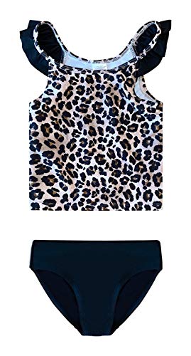 Image of Dreamwave 4 Piece Swimsuit Set: Coverup Bikini Top Tankini Top Bottom Green Floral