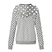 Alueeu Chaquetas Mujer Originales Abrigo con Capucha Casual Deportiva Outwear Cálido Jacket...