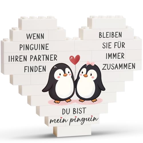 Greatabox Ich Liebe Dich Geschenke für Männer Frauen, Jahrestag Geschenk für Ihn Sie, Valentinstagsgeschenk für Partner Hochzeitstag Liebes Geschenk, Herzförmige Ornamente