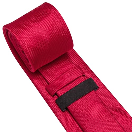 Image of Dubulle Mens Paisley Striped Tie Woven Necktie for Men and Handkerchief Cufflinks Set Wedding Formal Business