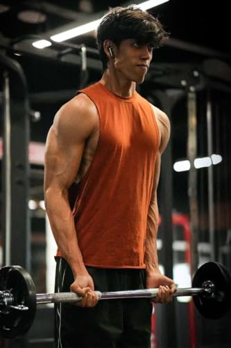 Image of FUAARK Men's Cotton Sleeveless Tank Tops Gym Vest for Mens