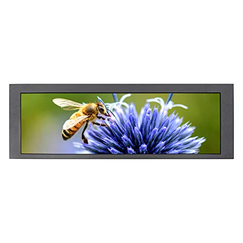 VSDISPLAY Moniteur de Jeu Portable, Comprenant Un écran LCD TFT 14,9 Pouces 1280x390 LTA149B780F, Un Port VGA DVI, Deux Haut-parleurs, pour Cabinet/Marquee Monitor