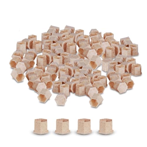 INKin Biodegradable Tattoo Ink Cups 10mm (Small), 200 PCS Eco-Friendly Disposable Tattoo Ink Caps with Stable Base