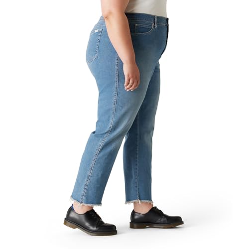 Levi Strauss Signature Women's Heritage High Rise Straight Jeans Stretch Denim (Also Available in Plus Size)2