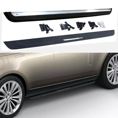 Estribos fijos negros para Range Rover 2023-2026 SWB 2 piezas
