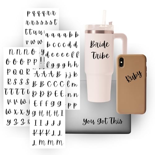 Mo River Mercantile DSALPHA Buchstaben Aufkleber 8 Blatt