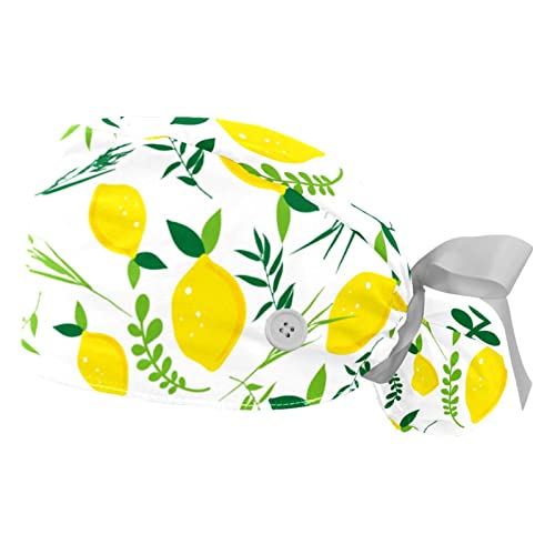 Casquettes de travail JDEZ citrons pour dynamiser votre quotidien en cuisine et restauration
