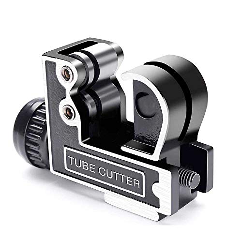 AIEASY MINI Steel Tube Cutter Tool, Cutting (3-28mm) 1/8 inch to 1-1/8 inch Copper and Aluminum Tube Pipe Cutter