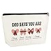 Gfhzdmf Christian Gifts for Girls Makeup Bag Religious Gift for Daughter Sister Friend Grandma Aunt Inspirational Gift for Women Feith Cosmetic Bag Bible Verse Toiletry Pouch Affirmations Gifts