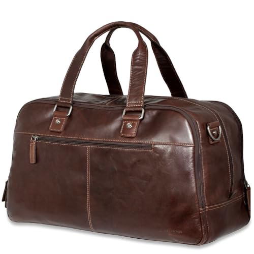 Jack Georges Voyager Weekender Duffle Bag #7921 (Brown)2