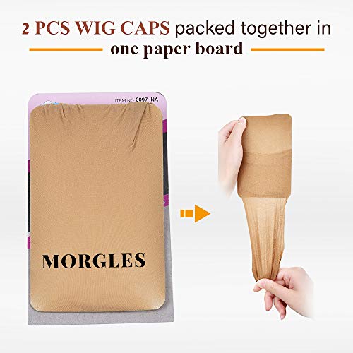 MORGLES - Set di 8 cappucci per parrucche, per