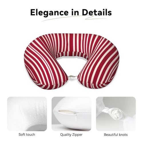 Almohada de espuma viscoelástica para cuello de viaje miniatura 4