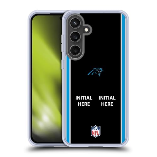 Carolina Panthers Coque Samsung Galaxy S24 FE Football Personnalisé Initiale