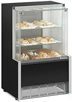 Vitrine Neutra Gelopar Preta 75cm Bivolt MPNA-075R
