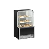 Vitrine Neutra Gelopar Preta 75cm Bivolt MPNA-075R