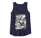 Marvel Spider-Man Anarchic Spider-Punk with Great Power Camiseta sin Mangas, Mujer, Azul Marino, XL