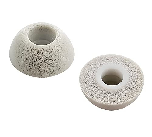 Image of ALXCD Foam Eartips Compatible with Sony WF-1000XM4 Earbuds, S /M /L 3 Pairs Soft Memory Foam Ear Tips, XM4 Foam Tips, Gray, SML