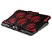 HPDOP Laptop KüHler 12"-17", wentylator na laptopa, ultrasmukłe wyciszenie, 6 wentylatorów, 2600 obr./min, 2 gniazda USB, specjalnie dla graczy