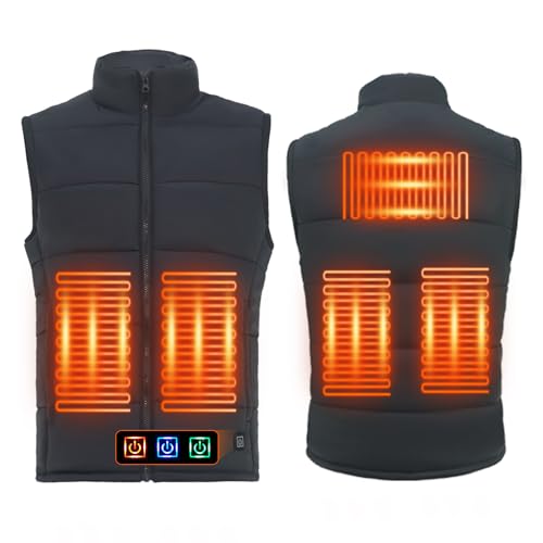 Heated Vest for Men Women without Battery Pack, Lightweight USB Heating Vest, Heated Jacket for Winter Warm