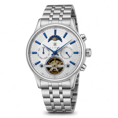 Prestige Skeleton Silver Watch