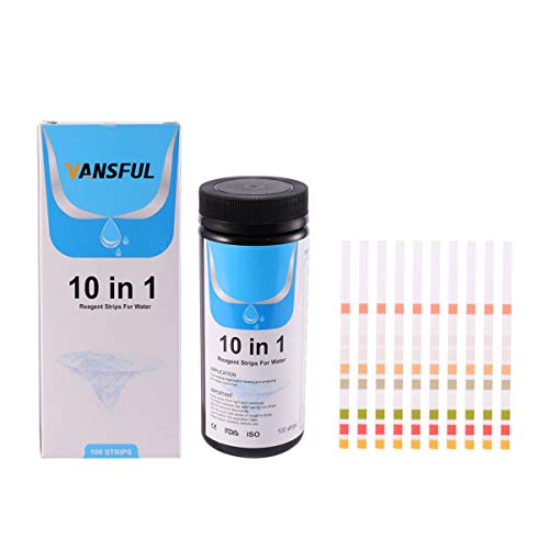 POPETPOP PH Tiras de teste de aquário 100 peças Tiras de teste de aquário Tanque de peixe fita de te
