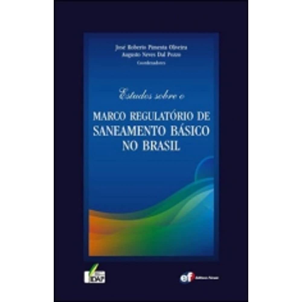 Capa de Estudos sobre o marco regulatório de saneamento básico no Brasil