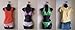 DisplayTown Female Dress Plastic Mannequin Body Form Great for Displaying Small and Medium Sizes, Black