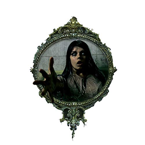 mi ji De Halloween Pegatinas de Pared de Terror Zombi Mujer Pared Adhesivos de Auto Adhesivo removible de Ventanas a Prueba de Agua Pegatinas de Halloween Decoración del Papel Pintado para Piezas WC