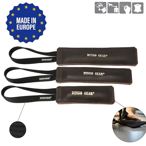 Dingo Gear Beißwurst Hundespielzeug Handarbeit genarbtem Leder für Training IGP IPO Obiedence Hundetraining Ausbildung S00233