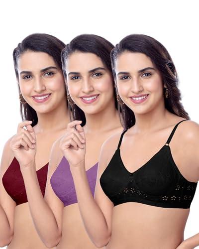 Image of Brida Italia Women's Cotton Minimizer Saree Bra | Full Coverage | Non-Padded, Wire-Free | Comfortable Daily & Ethnic Wear