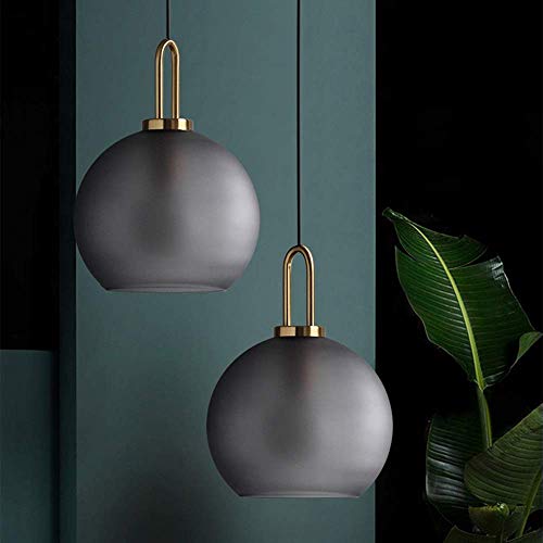 Plafonnier boule de verre pour couloir et balcon éclairage cosy E27