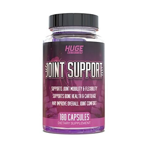 Huge Supplements Joint Support, Science-Backed Formula to Optimize Joint Comfort with Chondroitin, MSM, Glucosamine, Boswellia Extract for Men & Women, 30 Servings Cover