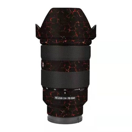 Film protector de vinilo para lente de cámara Lens Skin, protector adhesivo para lente Sony FE 24-70mm F2.8 GM (Lava Volcánica) miniatura 1