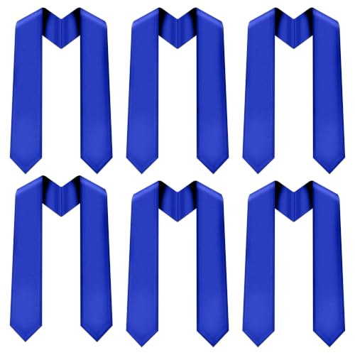 Image of Plain Graduation Stole Sash 60 Inch Unisex Adults Solid